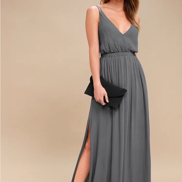 Lost in Paradise Slate Grey Maxi Dress
Lulus - Picture 2 of 8